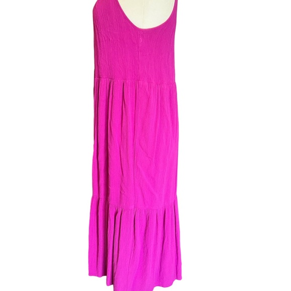 Loft magenta maxi dress-small petite - Picture 3 of 4